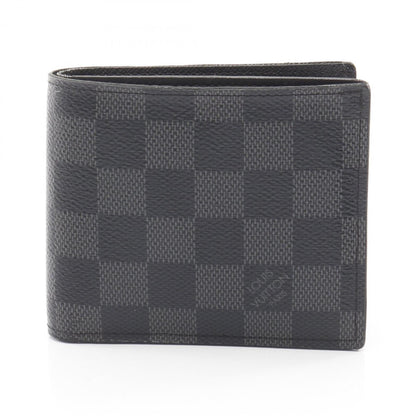 Louis Vuitton Portefeuille Marco Nm Damier Graphite Bifold Wallet