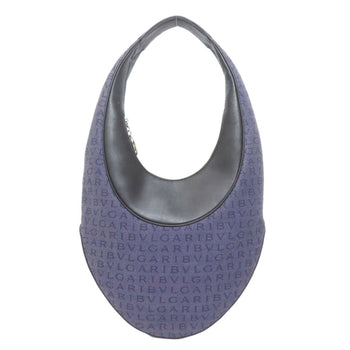 Bvlgari One-Shoulder Logomania Shoulder Bag In Canvas