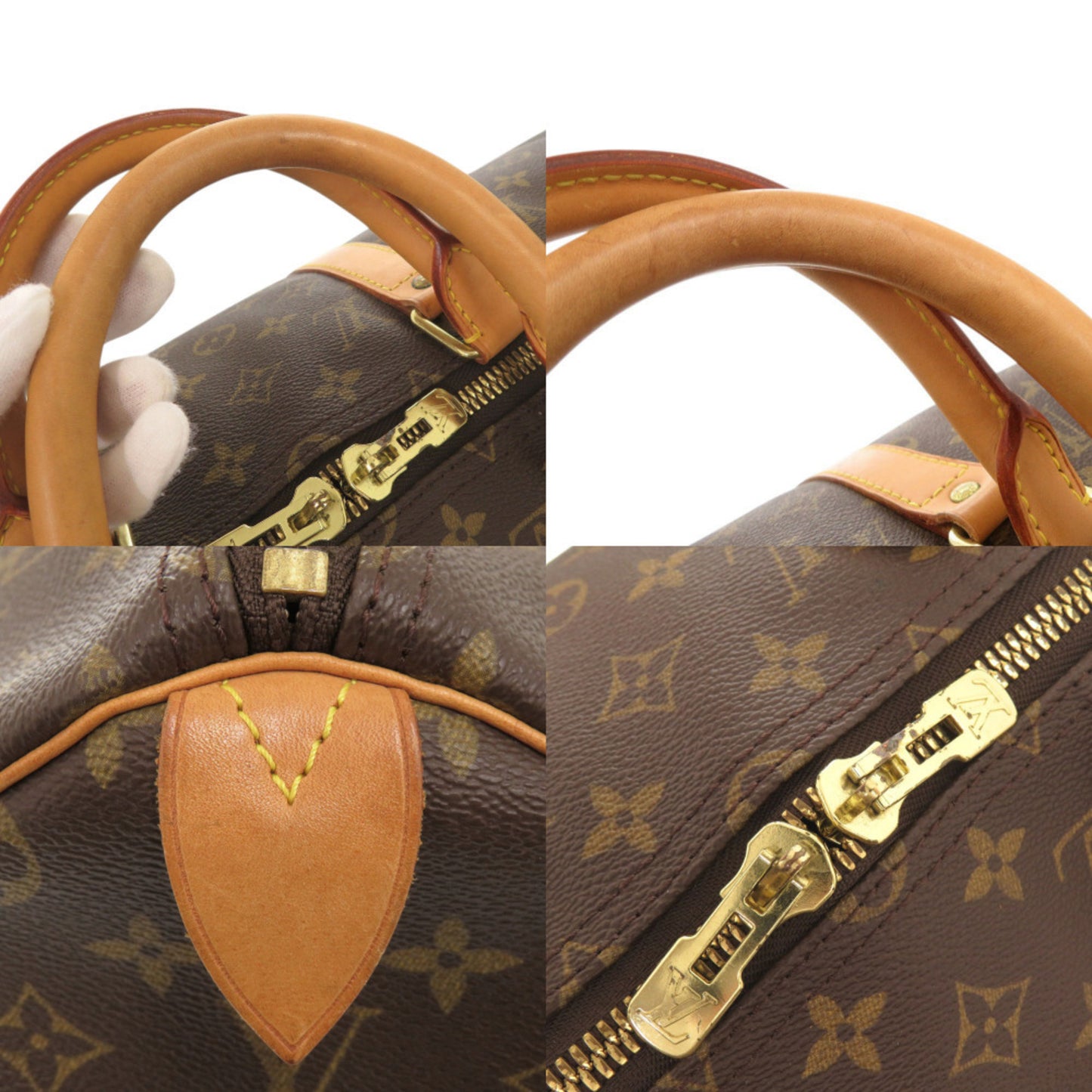 Louis Vuitton Keepall 50 Monogram M41426 Brown Boston Bag 0371 Louis Vuitton