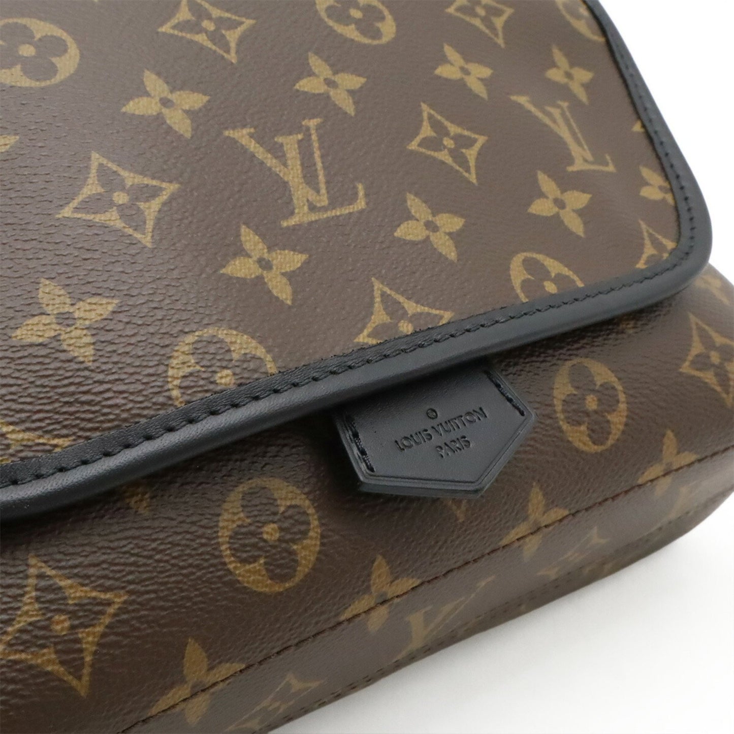 Louis Vuitton Monogram Macassar Magnetic Shoulder Bag M45557