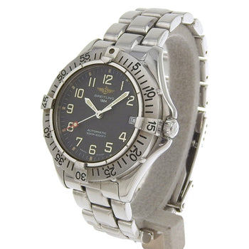 Breitling Colt Watch A17035 Stainless Steel Automatic Analog Display Black Dial