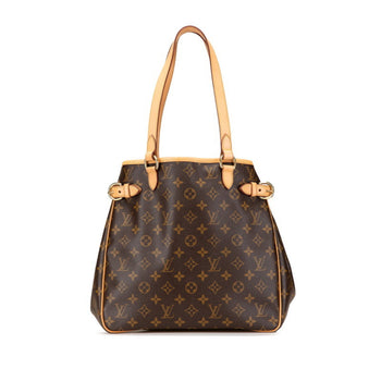 Louis Vuitton Monogram Batignolles Vertical Tote Bag Shoulder M51153 Brown Pvc Leather