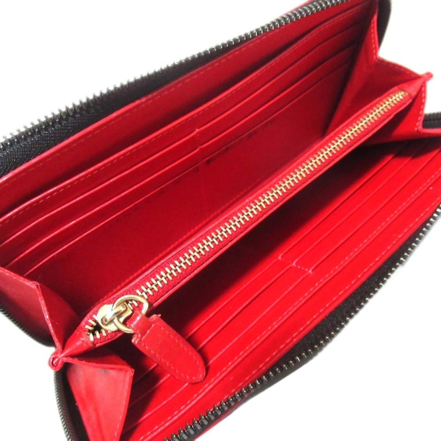 Christian Louboutin Panettone Long Wallet In Black Calf Leather