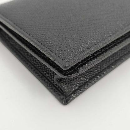 Bvlgari Business Card Case 280297 Black Leather