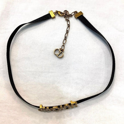 Christian Dior Dior J'Adior Bronze Gold Necklace Choker J'Adore Kb-9944