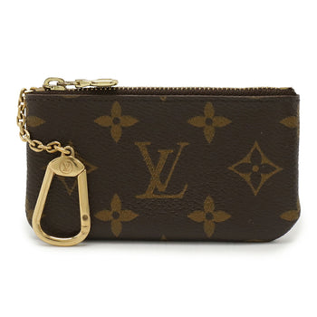 Louis Vuitton Monogram Pochette Cl Coin Case/Purse With Key Hook