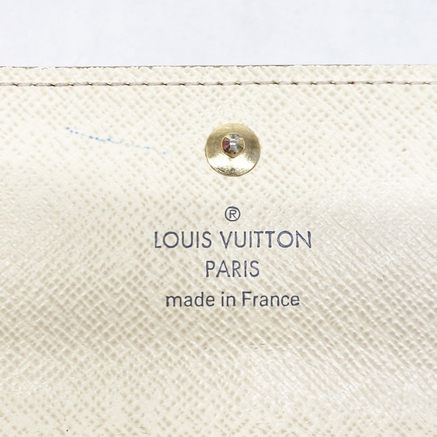 Louis Vuitton Damier Azur Multicle 4 Key Case N60020 White