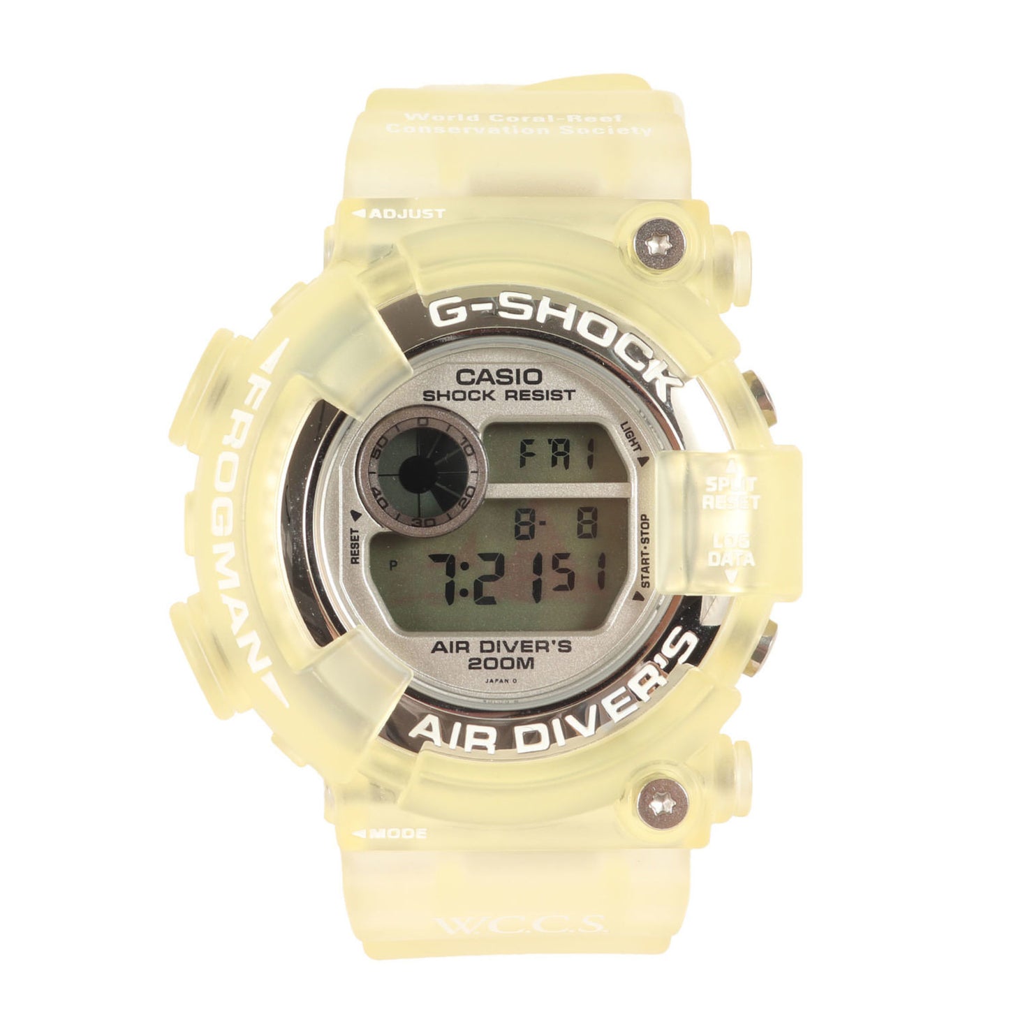G-Shock 90S Dw-8250Wc-7At Frogman W.C.C.S. World Coral Reef Conservation Society Model Pectinia