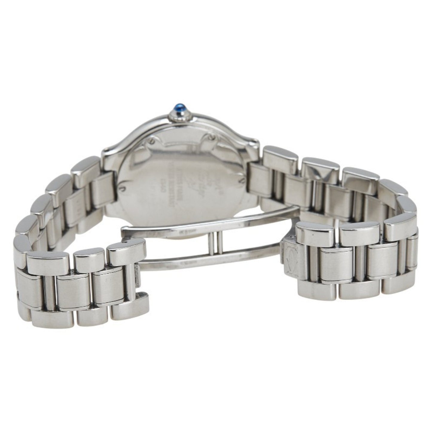 Cartier Must 21 Vantianne W10110T2 Quartz Watch With Silver Dial And Stainless Steel