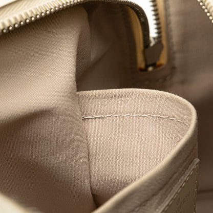 Louis Vuitton Epi Bowling Montaigne Pm Handbag M5932J Ivory White Leather