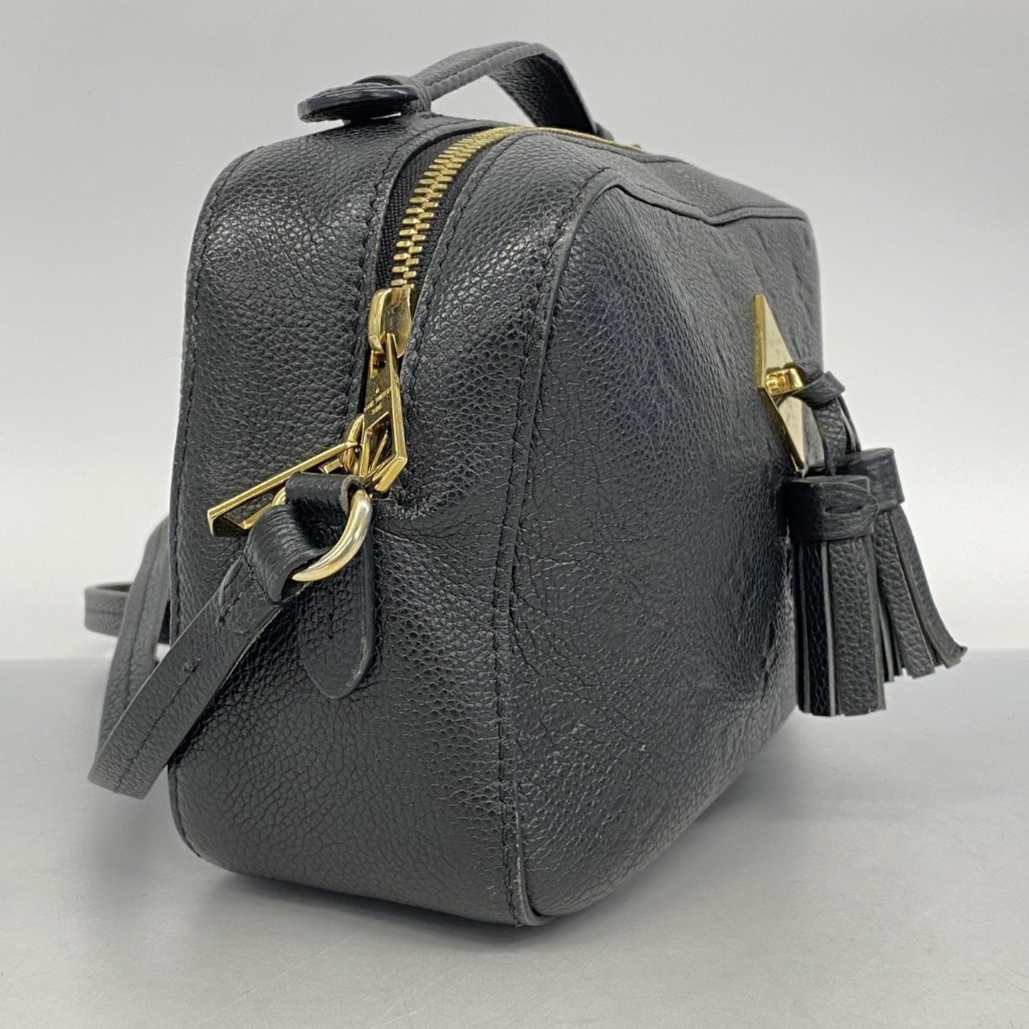 Louis Vuitton Monogram Empreinte Saintonge Handbag M44593 Noir 2-Way Bag