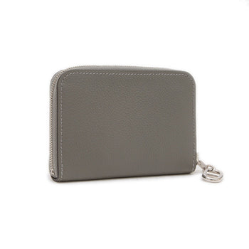 Hermes Herms Zip Ango Chaine D'Ancre Wallet/Coin Case Evercolor Grimeyer K Stamp Bp