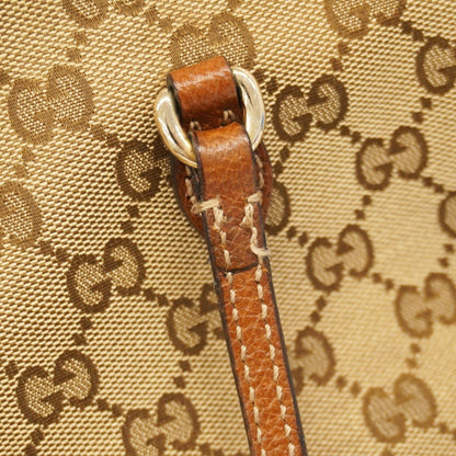 Gucci Gg Canvas Tote Bag 323671 Brown Champagne