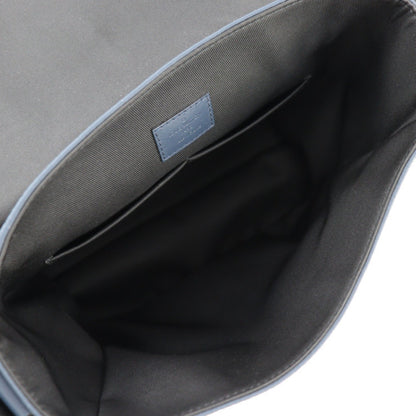 Louis Vuitton Christopher Messenger Shoulder Bag M58475 Taurillon Leather Blue Marine Black