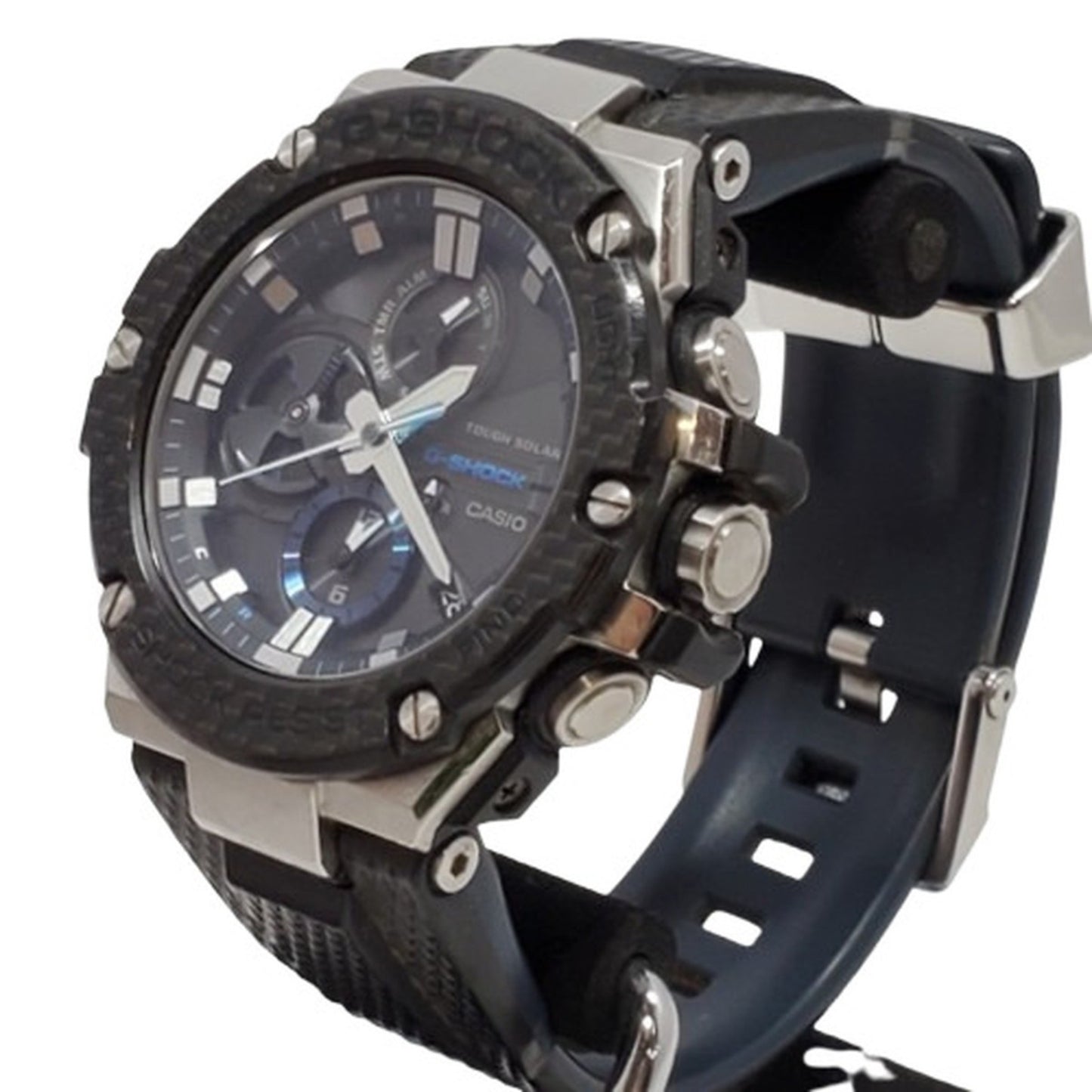 G-Shock Casio Gst-B100Xa-1A G-Steel Watch With Carbon Bezel