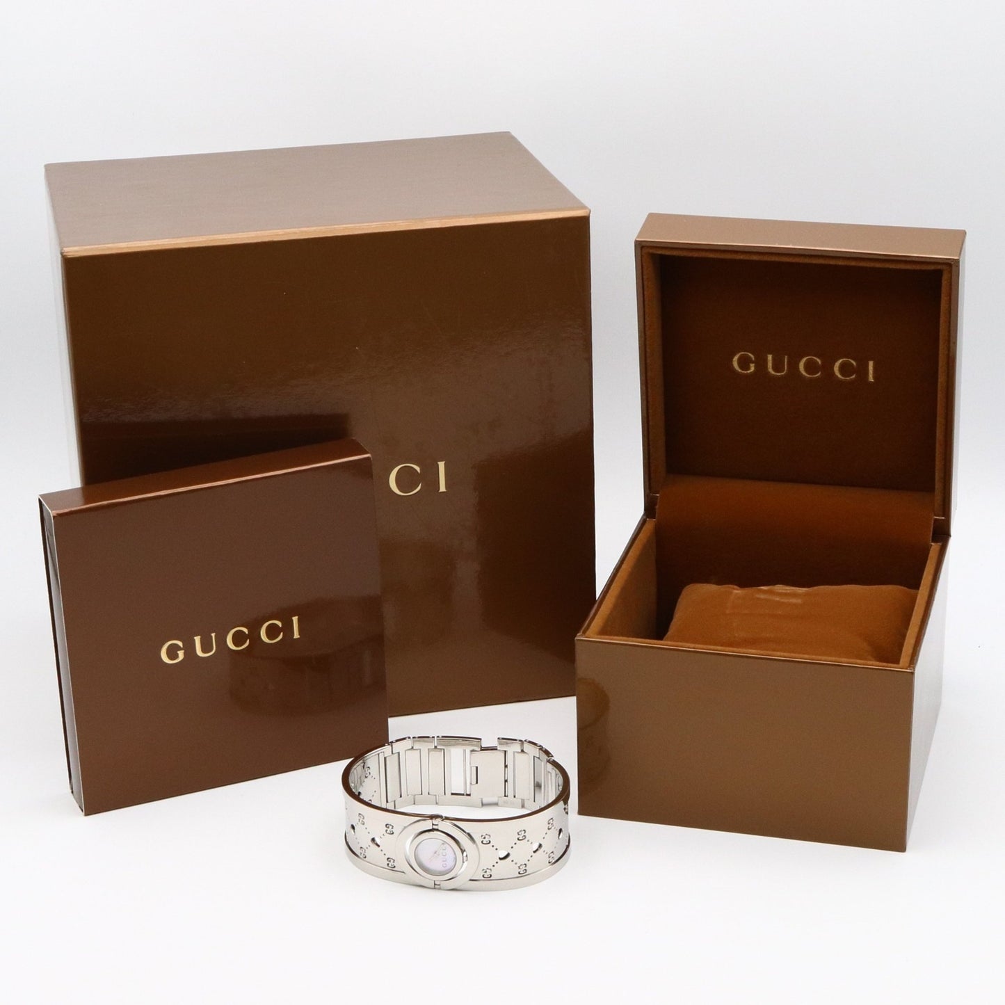 Gucci Toile Bangle Watch