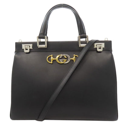 Gucci 564714 Zumi 2-Way Handbag In Calfskin