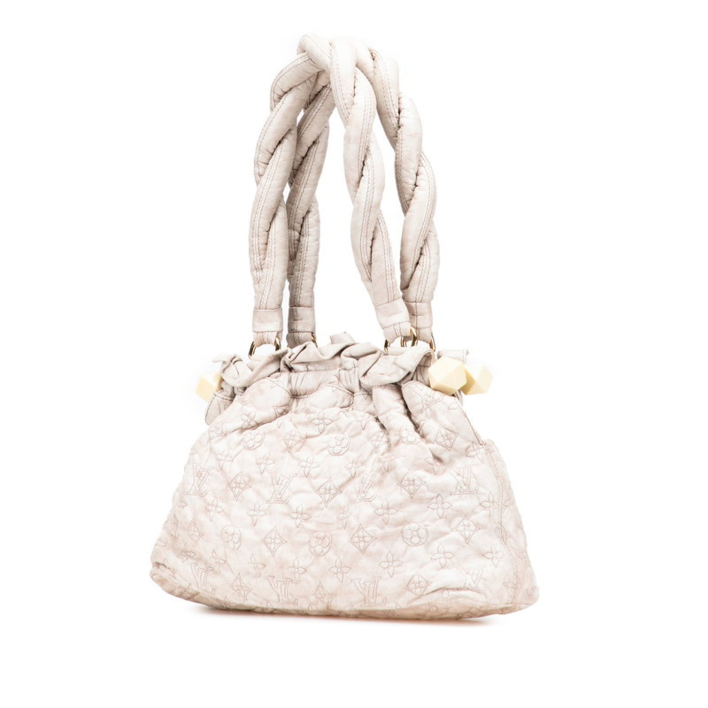 Louis Vuitton Monogram Olympe Stratus Pm Handbag/One-Shoulder Bag M95369 Beige Leather