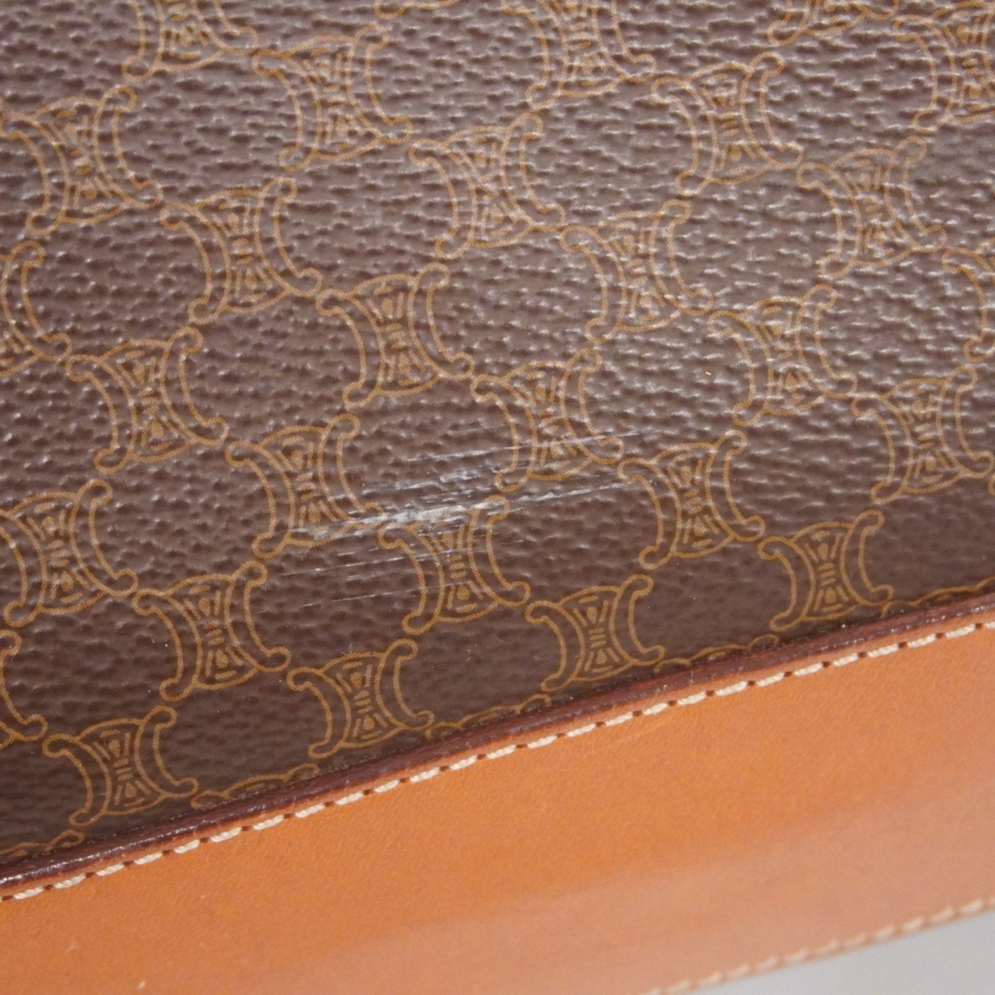 Celine Boston Bag Macadam Brown