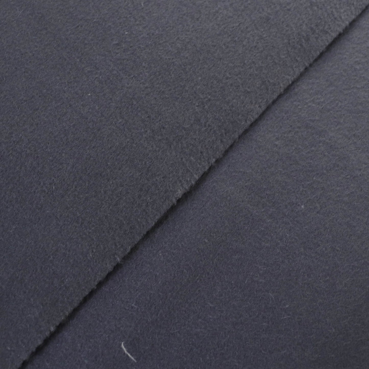 Hermes 100% Cashmere Logo Embroidered Fringe Extra Large Shawl/Stole/Blanket In Navy