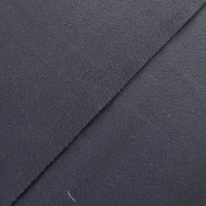 Hermes 100% Cashmere Logo Embroidered Fringe Extra Large Shawl/Stole/Blanket In Navy