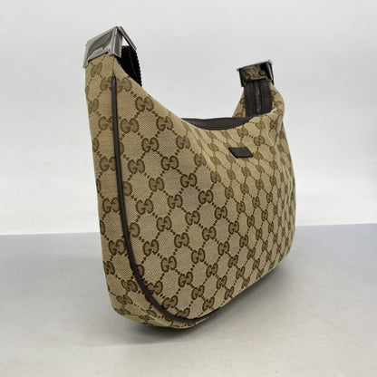Gucci Gg Canvas Shoulder Bag 122790 Brown