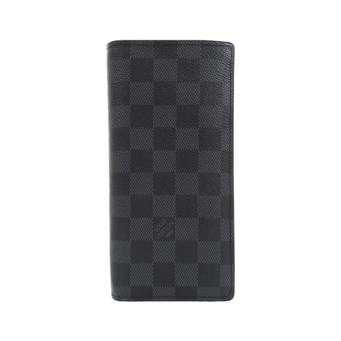 Louis Vuitton Damier Graphite Portefeuille Brazza N62665 Wallet