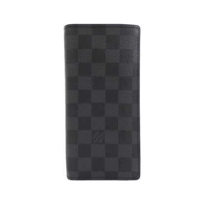 Louis Vuitton Damier Graphite Portefeuille Brazza N62665 Wallet