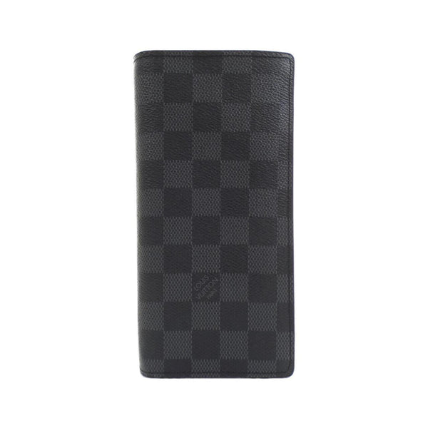 Louis Vuitton Damier Graphite Portefeuille Brazza N62665 Wallet