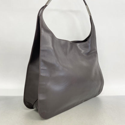 Gucci Shoulder Bag 001 3192 Leather Brown