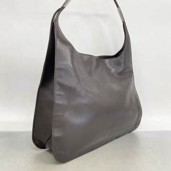 Gucci Shoulder Bag 001 3192 Leather Brown