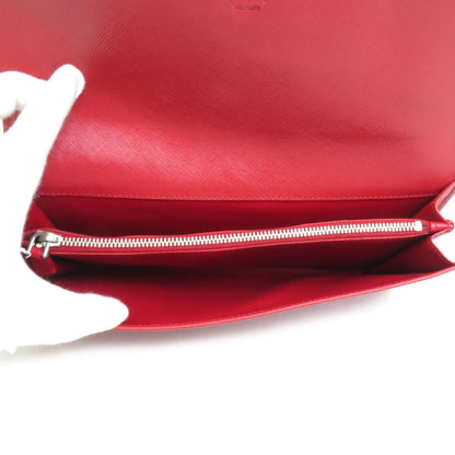 Prada Organizer Leather/Rubber Red
