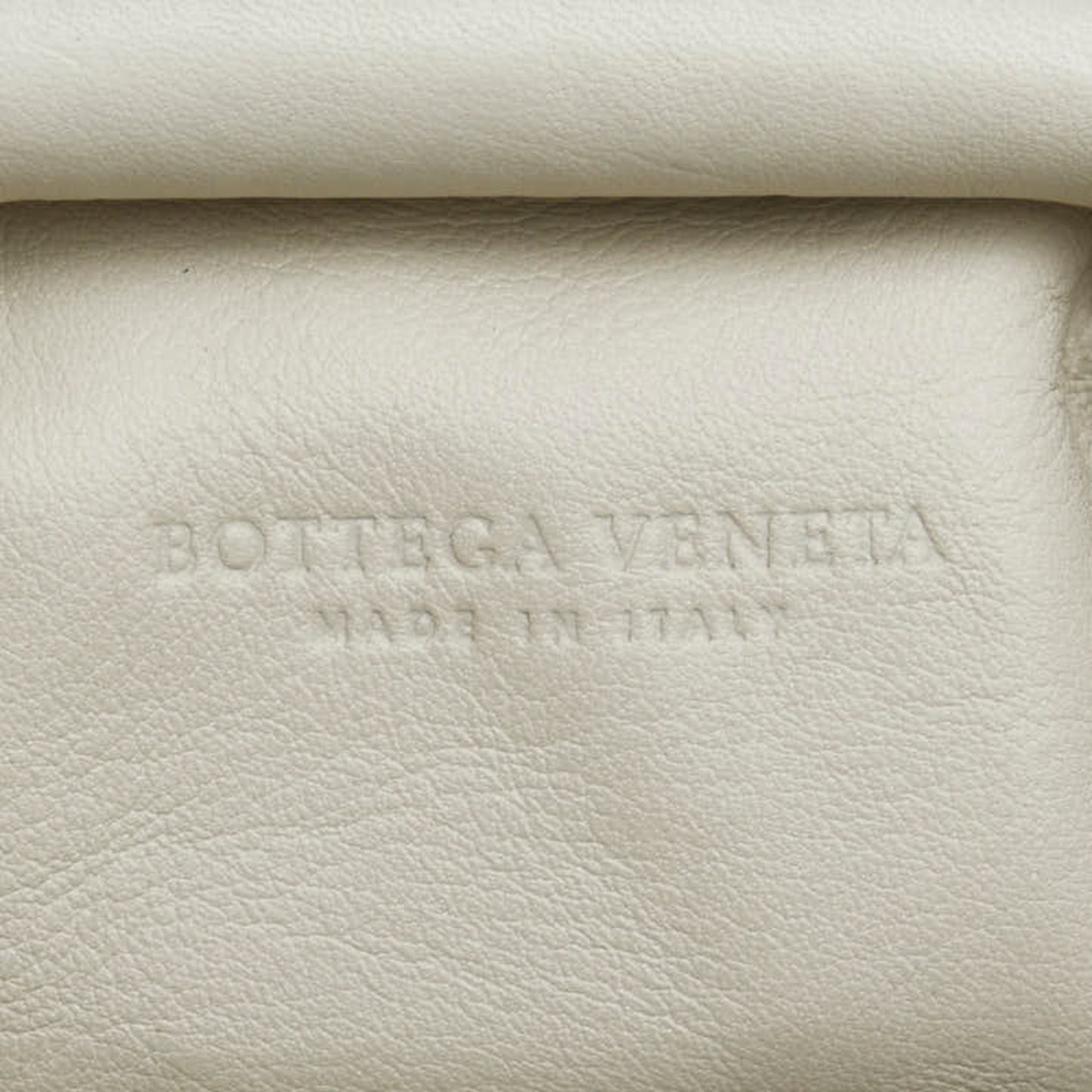 Bottega Veneta Mini The Pouch Shoulder Bag In Ivory Leather