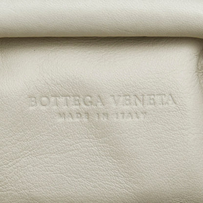 Bottega Veneta Mini The Pouch Shoulder Bag In Ivory Leather