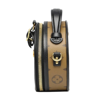 Louis Vuitton Monogram Reverse Mini Boite Chapeau Shoulder Bag M68276 Brown