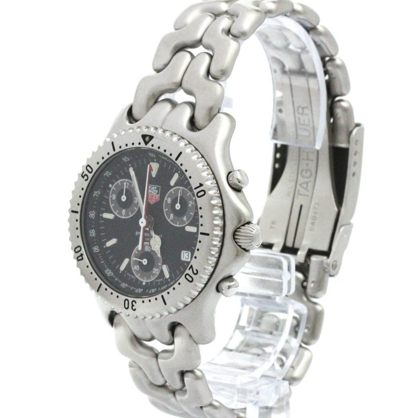 Polished Tag Heuer Sel Chronograph Leonald Ltd Edition Watch Cg1118 Bf575801