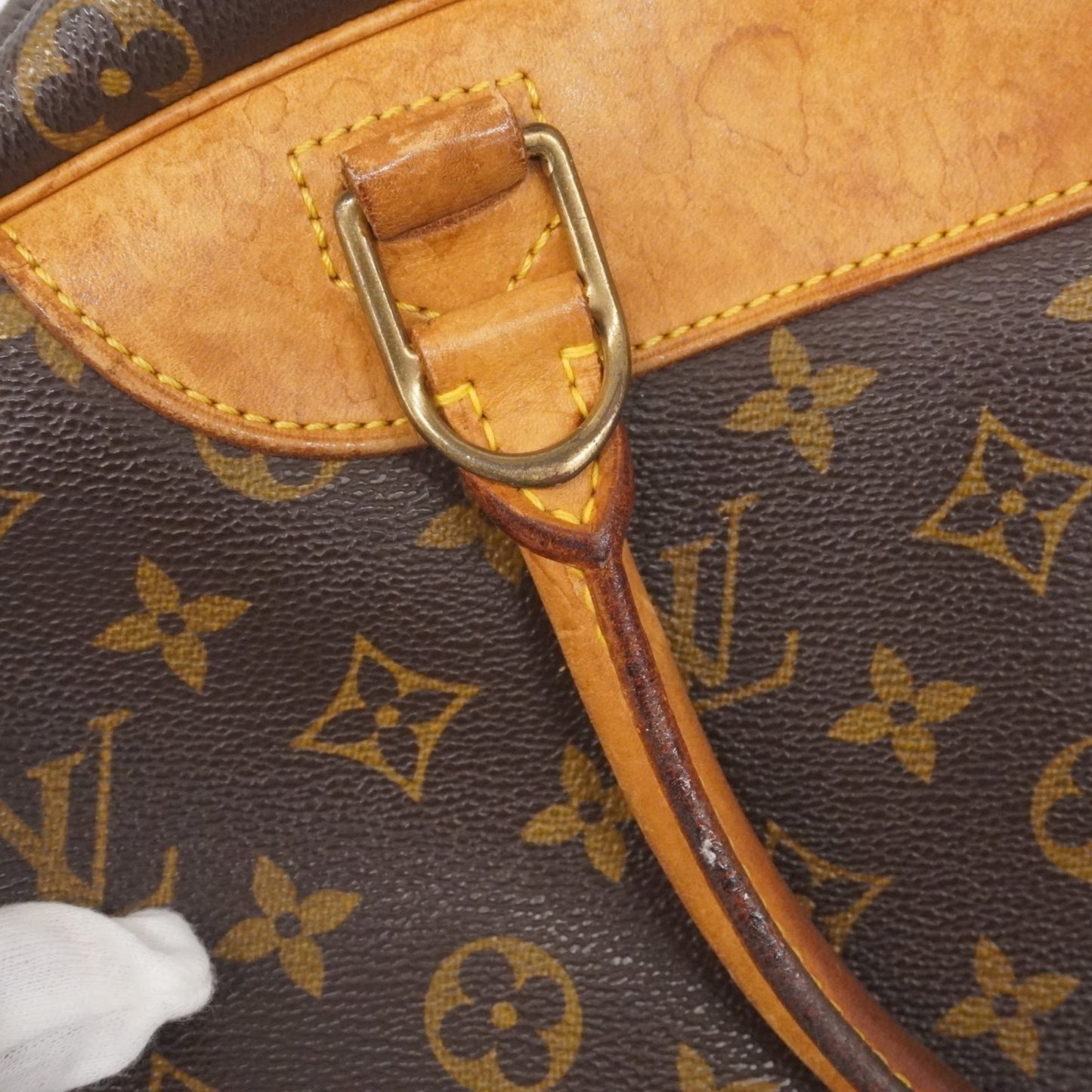 Louis Vuitton Monogram Deauville Handbag M47270 Brown