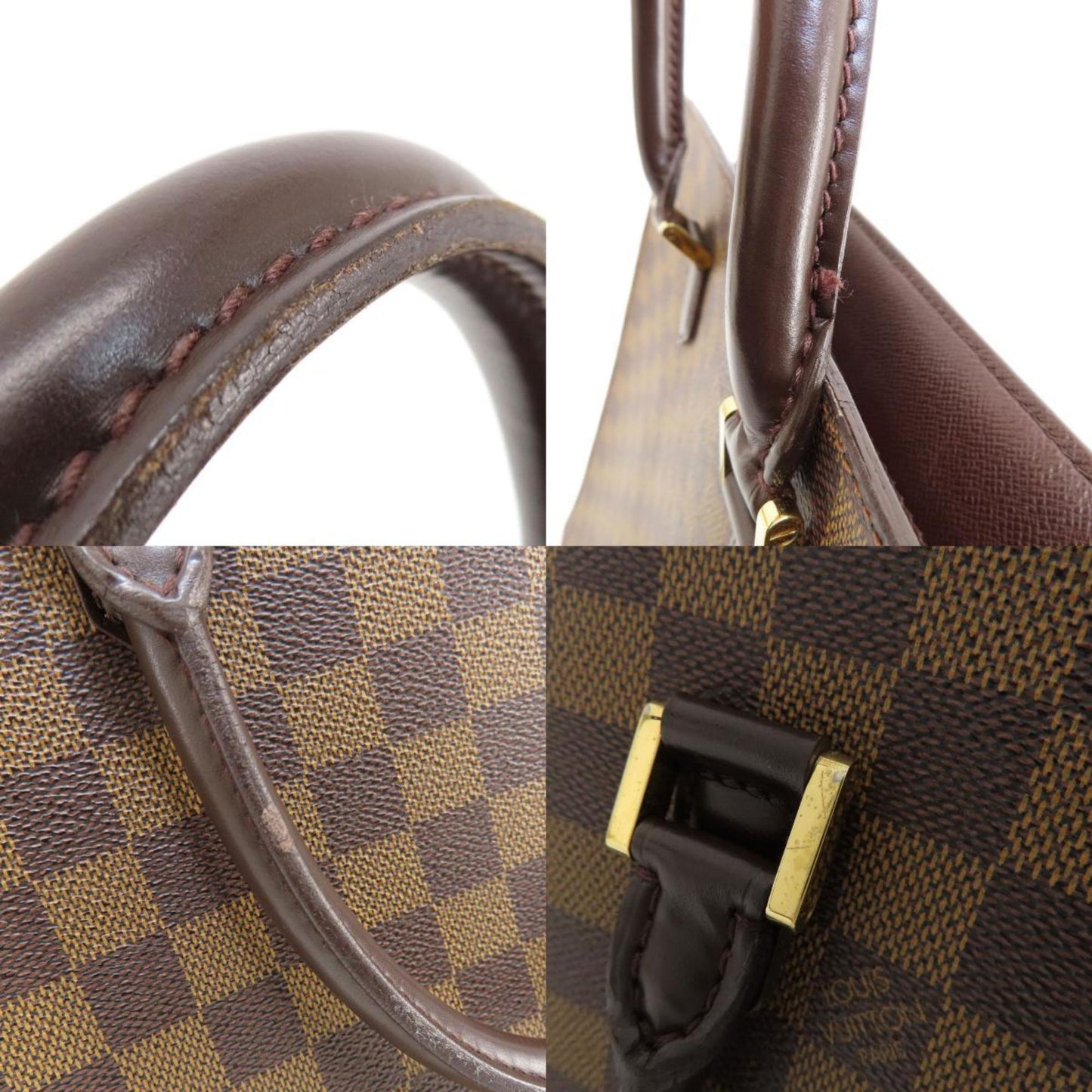 Louis Vuitton N51145 Venice Damier Ebene Tote Bag Canvas