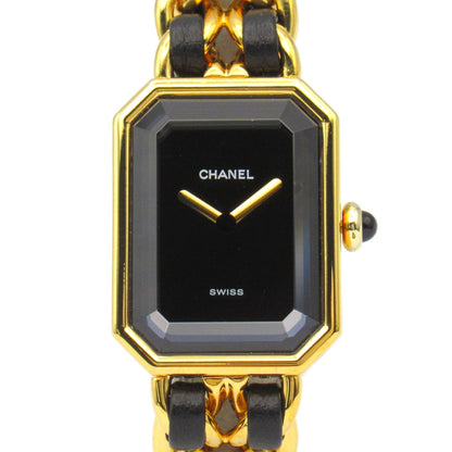 Chanel Premiere S Watch Gp (Gold Plated) Leather