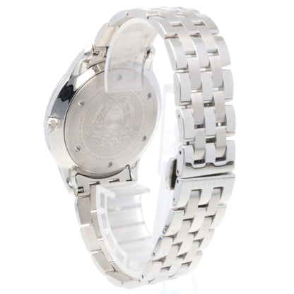 Versace Universe Gmt Watch Stainless Steel Wr 3Atm Quartz