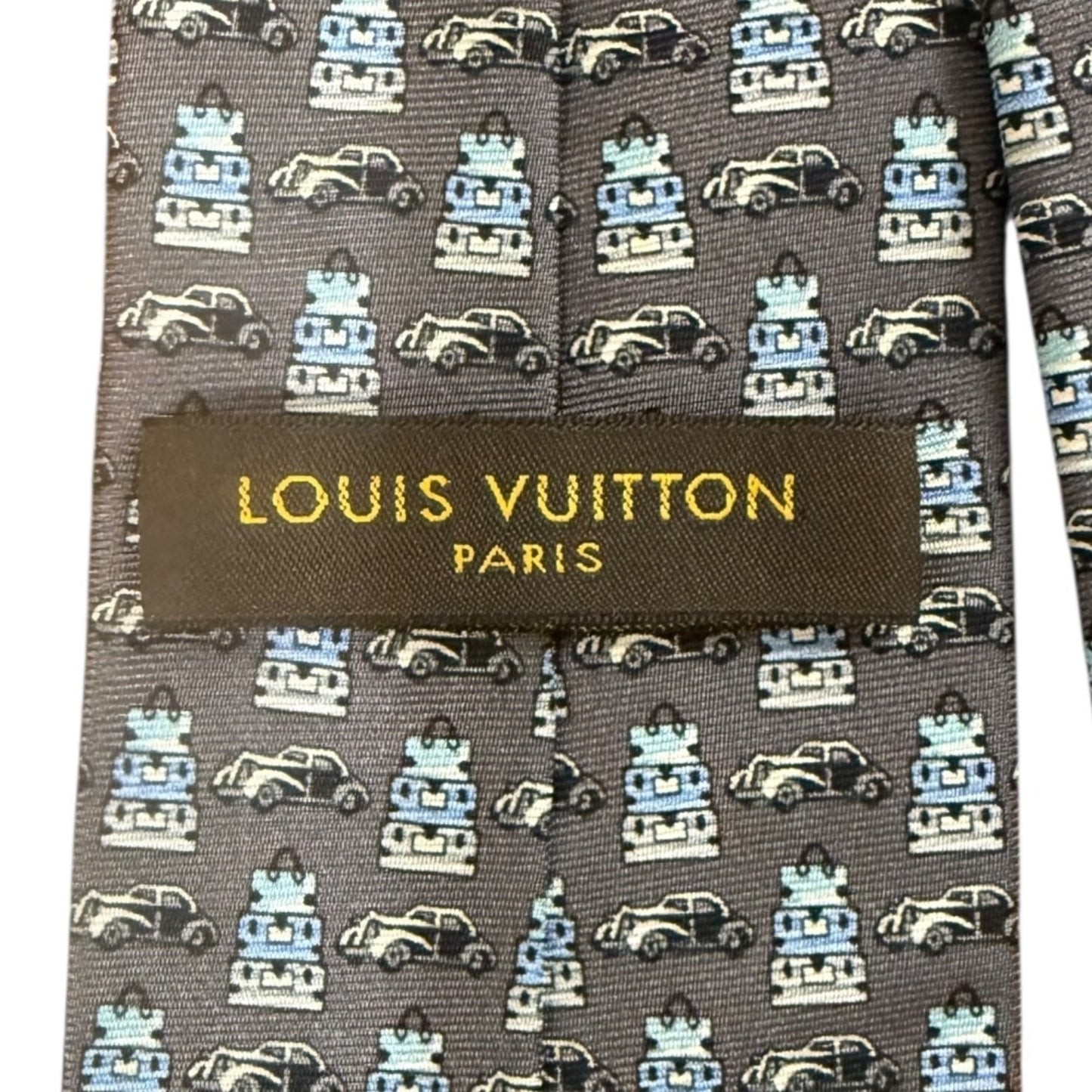 Louis Vuitton Louis Vuitton Car Bag With Small Pattern Silk Tie