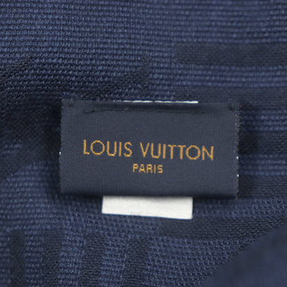 Louis Vuitton 2022 Louis Vuitton Etoile Lv Zigzag Silk Blend Logo Embroidered Large Stole/Scarf