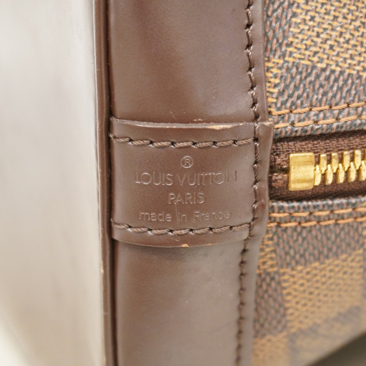 Louis Vuitton Damier Alma Handbag N51131 Ebene