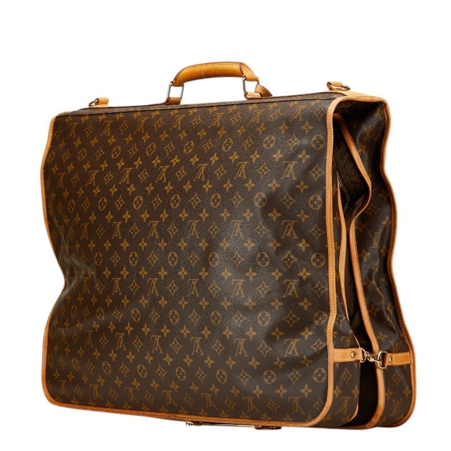 Louis Vuitton Monogram Portable Cabin Garment Case Shoulder Bag M23420 Brown Leather