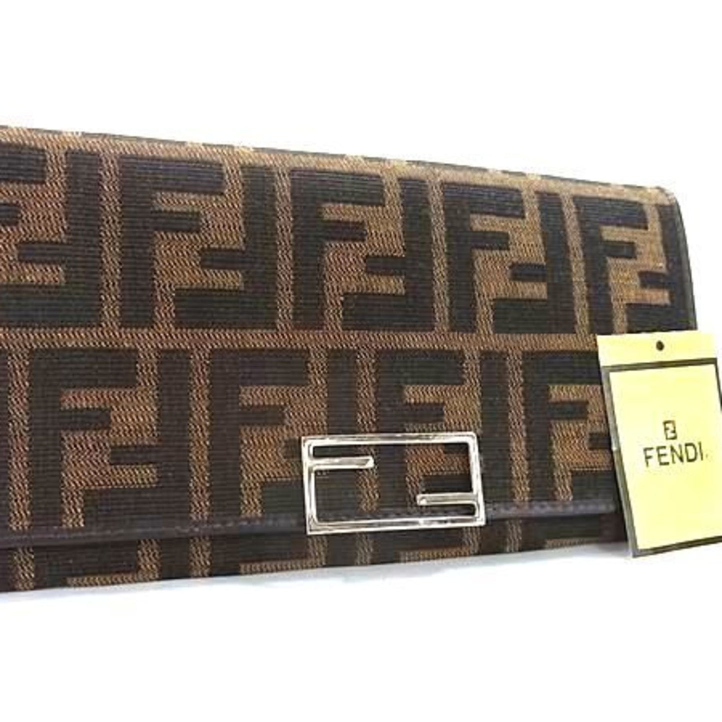 Fendi Zucca Bifold Wallet 07 15828 001 Brown/Black Canvas
