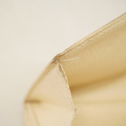 Louis Vuitton Damier Azur Portefeuille Sarah Long Wallet N61735 White