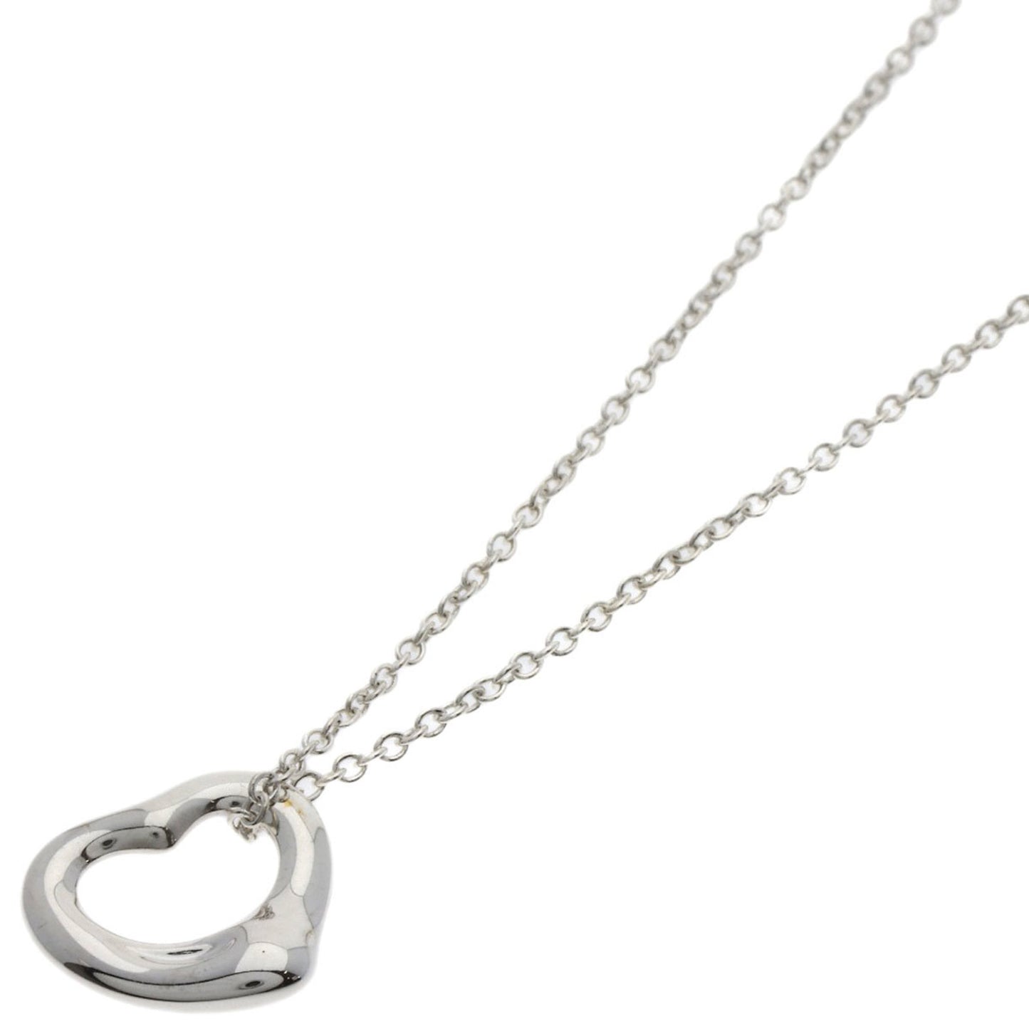 Tiffany & Co. Open Heart Necklace In Silver
