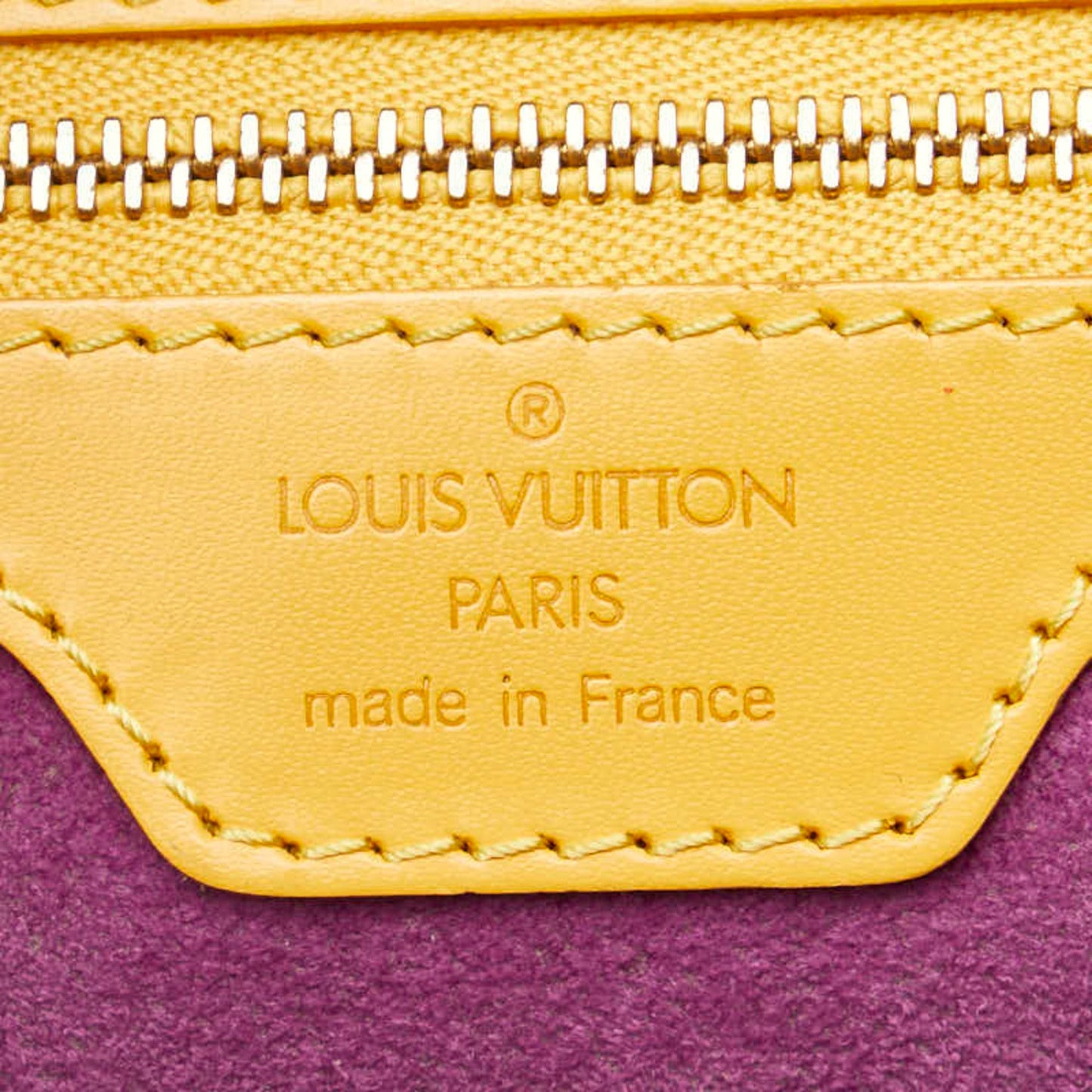 Louis Vuitton Epi Lussac Shoulder Bag/Tote Bag M52289 Tassili Yellow Leather