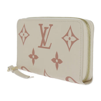 Louis Vuitton Louis Vuitton Zippy Wallet Long M81914 Monogram Empreinte Cream Rose Trianon Round
