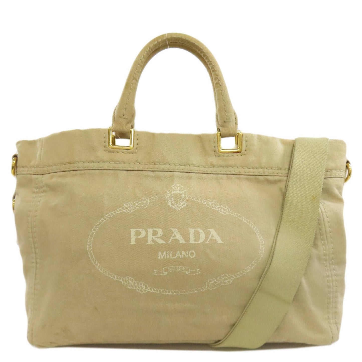 Prada Bn2069 Denim 2-Way Tote Bag